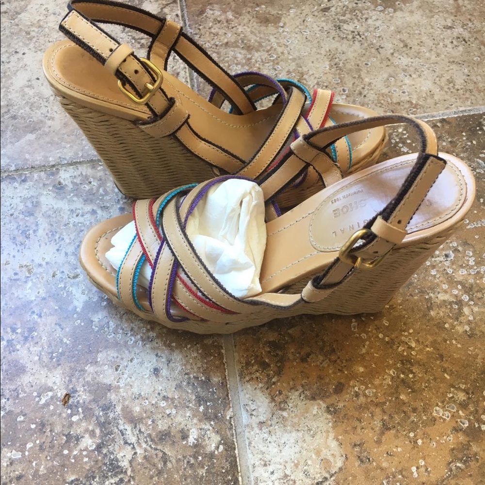 wedges by The Original Car Shoe in size US 7